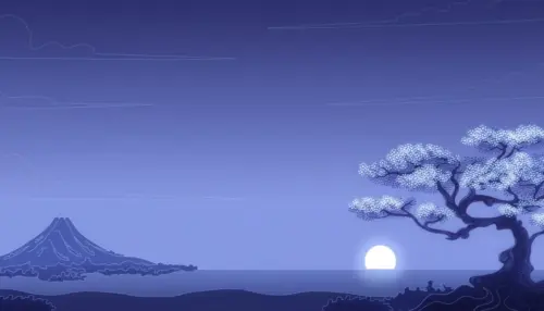 Zen Japanese illustration wallpaper HD 4K for desktop