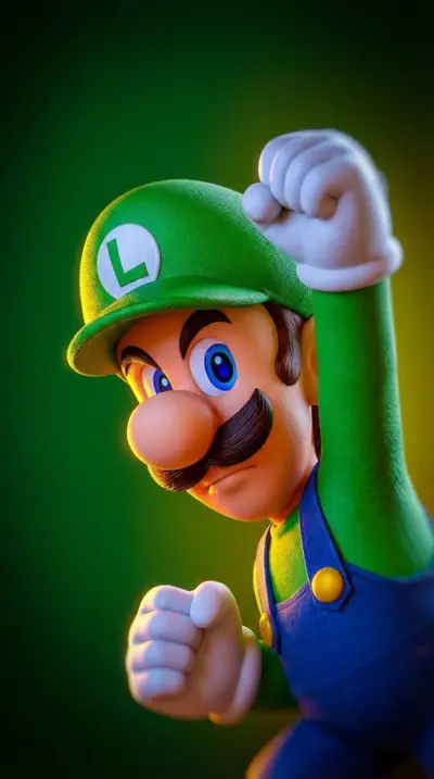 Personnage Luigi de Super Mario Bros