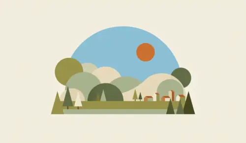 Minimalist natural landscape wallpaper HD 4K for desktop