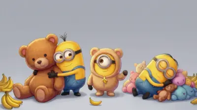 3 adorable little Minions