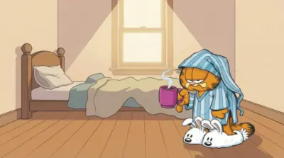 Garfield character background fonds d’écran HD 4K pour ordinateur