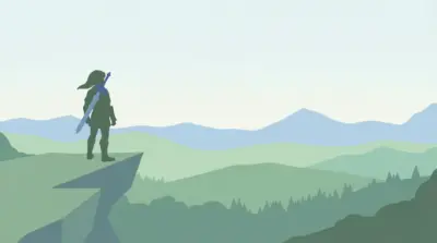 Zelda minimalist video game