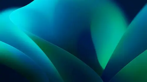 Abstract blue and green Macbook wallpaper HD 4K for desktop