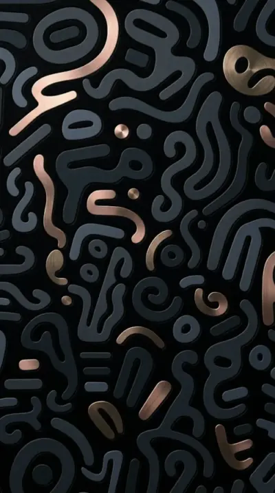 Motif géométrique sombre abstrait