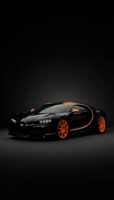 Bugatti Chiron orange