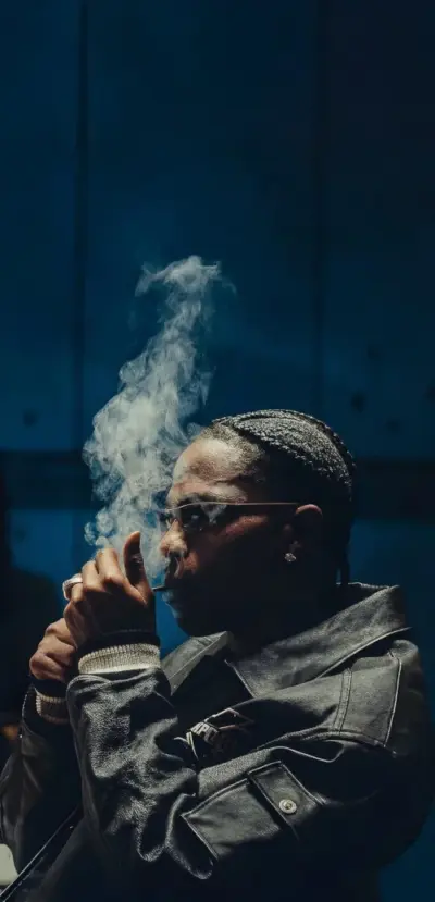 Travis Scott fumée