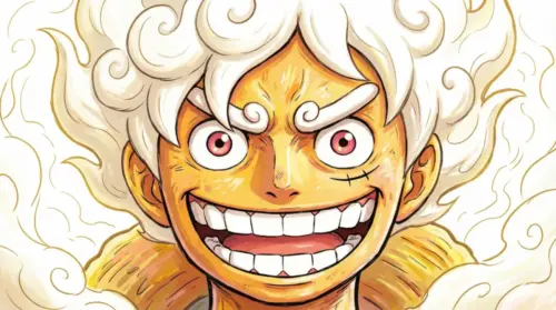 Luffy illustration from One Piece wallpaper HD 4K for desktop