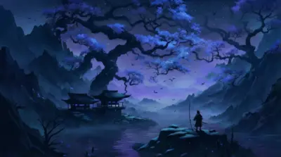 Fantasy japonais nocturne
