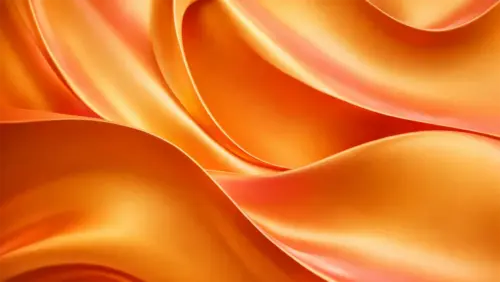 Vagues fluides abstraites orange fonds d’écran HD 4K pour ordinateur