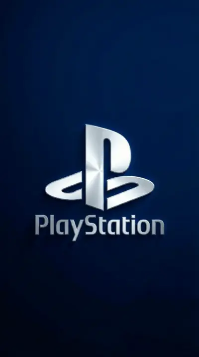 Logo Playstation métal