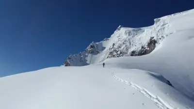 Snowy mountain