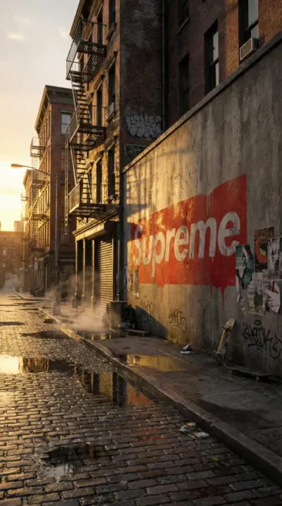 Logo Supreme streetwear