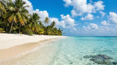 Plage tropicale paradisiaque