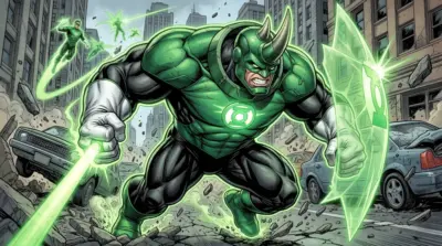 Multiverso superhero digital art