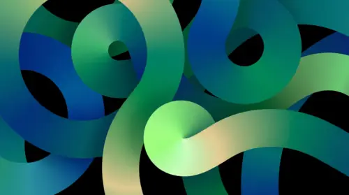 Formes abstraites à dégradé bleu moderne fonds d’écran HD 4K pour ordinateur