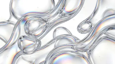 Arrière plan formes liquides abstrait blanche