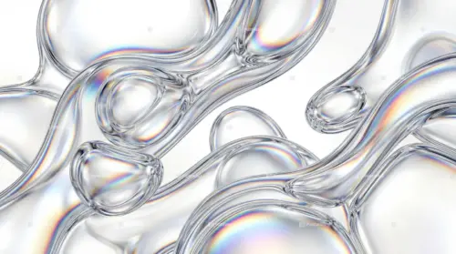 Arrière plan formes liquides abstrait blanche fonds d’écran HD 4K pour ordinateur
