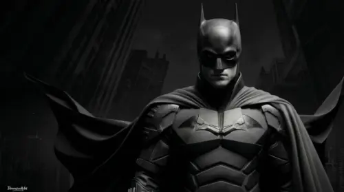 Dark Batman character Gotham Dark Knight wallpaper HD 4K for desktop