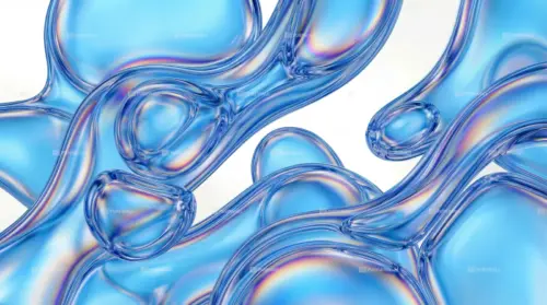 Arrière plan formes liquides abstrait bleu fonds d’écran HD 4K pour ordinateur