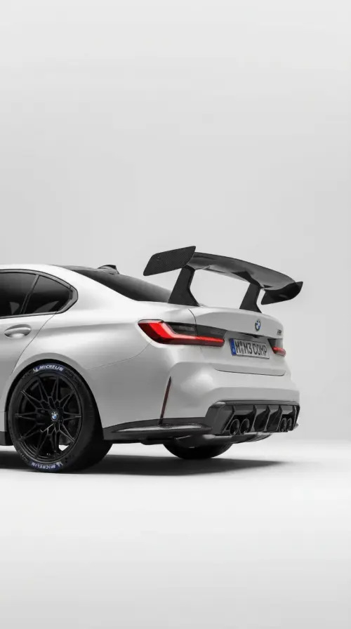 Minimalist background BMW M3 competition