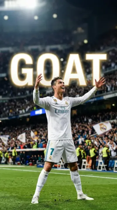 Ronaldo goat célébration Real Madrid