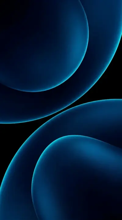 Iphone 17 abstrait bleu moderne