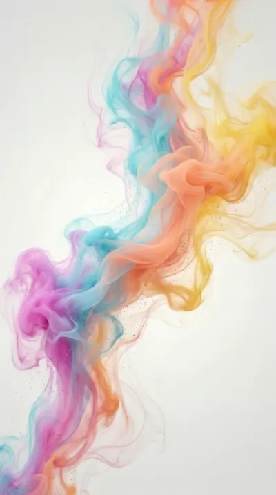 Nuages de couleurs abstrait