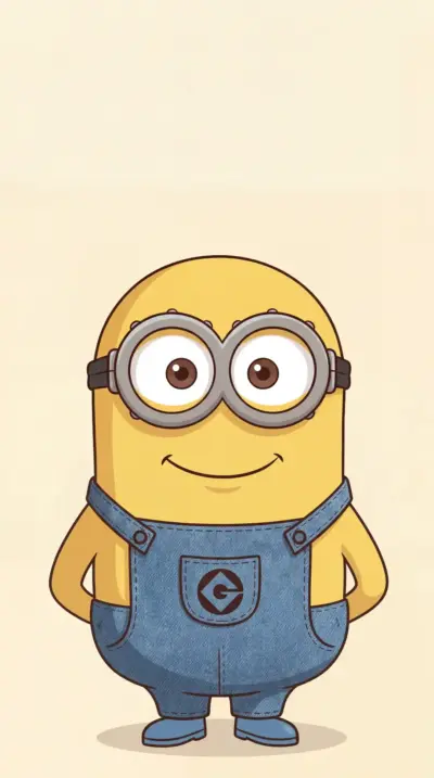 Minion cartoon background yellow character wallpaper HD 4K for phone