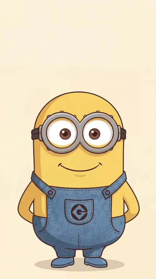 Minion cartoon background yellow character wallpaper HD 4K for phone