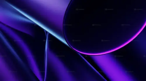 Abstract blue and purple background and 3D design wallpaper HD 4K for desktop