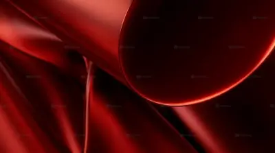Abstract red and 3D design