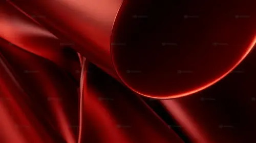 Abstract red and 3D design wallpaper HD 4K for desktop