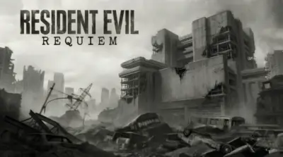 Resident Evil Requiem Post-apocalyptic city