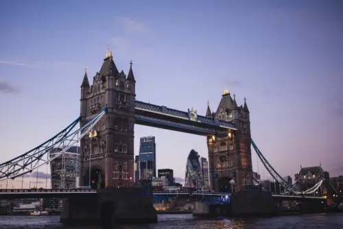 Tower Bridge London cityscape