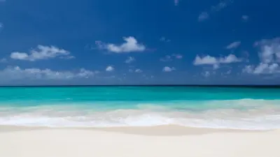 Tropical beach and turquoise sea
