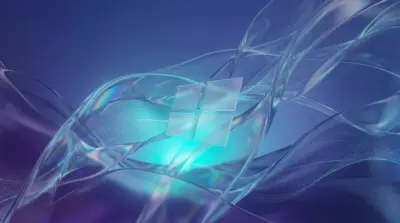 Arrière plan bleu liquide design pour windows