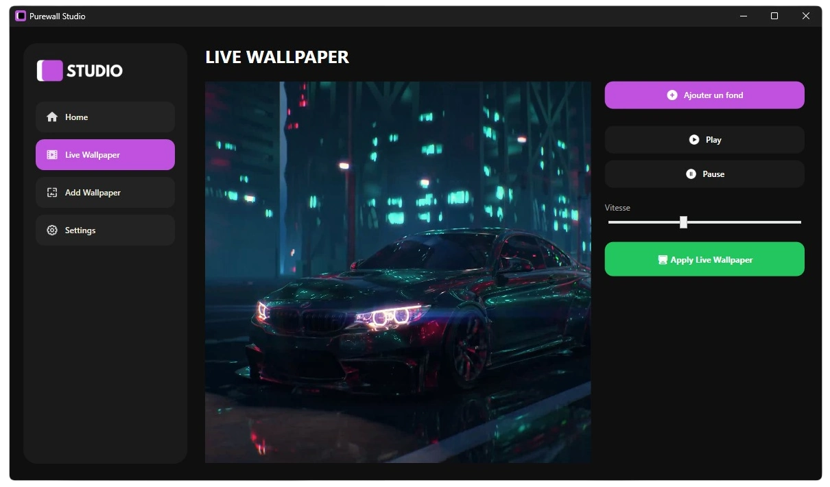 Live wallpapers Purewall Studio