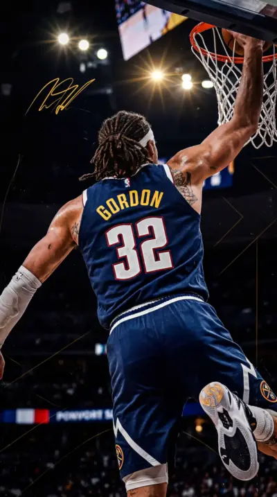 NBA basketball player Aaron Gordon background for mobile wallpaper HD 4K for phone