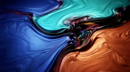 Abstract colored liquid flow for PC wallpaper HD 4K for desktop