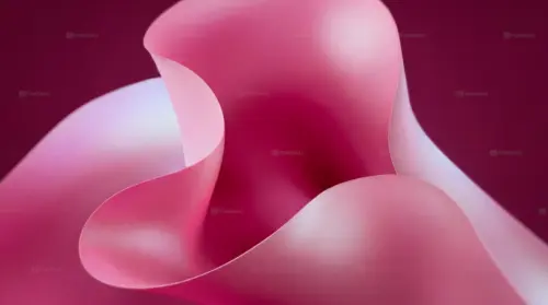 Arrière plan PC abstrait rose formes fluides 3D dégradé fonds d’écran HD 4K pour ordinateur