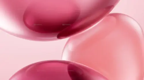 Formes rose abstraites à dégradé doux pour macbook fonds d’écran HD 4K pour ordinateur