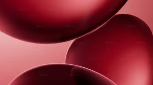 Formes rouge abstraites à dégradé doux pour macbook fonds d’écran HD 4K pour ordinateur
