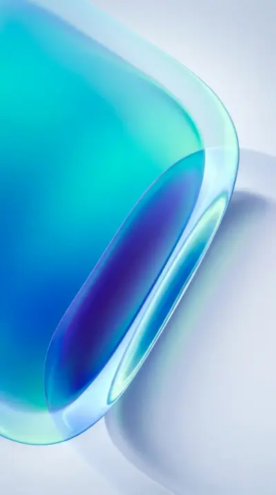 Abstrait bleu dégradé effet verre moderne fonds d’écran HD 4K pour téléphone