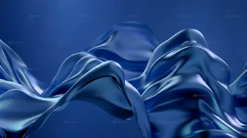 3D abstract blue liquid waves for PC background wallpaper HD 4K for desktop
