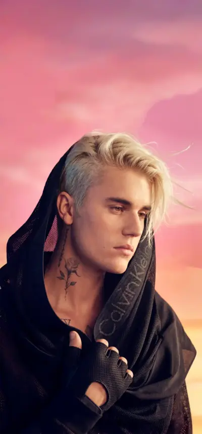 Celebrity Justin Bieber background for iPhone