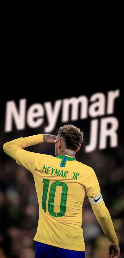 Neymar Jr Brazil number 10 wallpaper HD 4K for phone