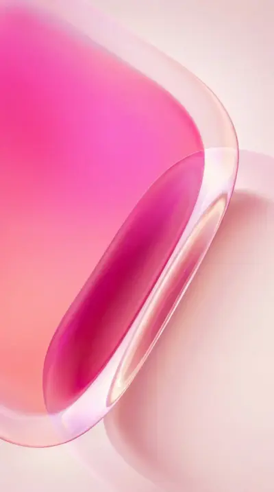 Abstract pink gradient glass effect design and modern wallpaper HD 4K for phone