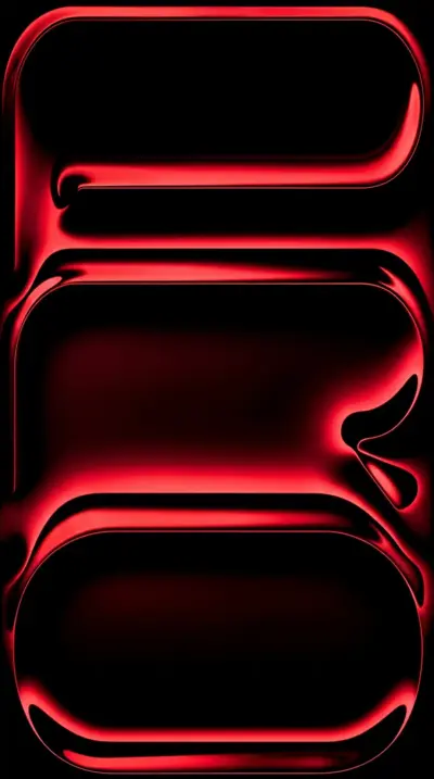 Arrière plan pour iPhone AMOLED néon rouge abstrait