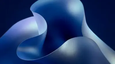 Arrière plan windows 11 bleu abstrait dégradé fluide
