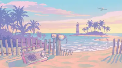 Plage Tropical Miami style GTA 6